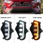  Fog Light Daytime Running Light DRL LED Day Light 2Pcs For Toyota RAV4 2019 2020 2021