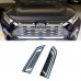 Free Shipping ABS Front Center Grille Stripe Cover Trim 2pcs For Toyota RAV4 2019 2020 2021 2022