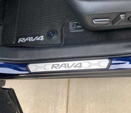 2019 Rav4 Door Sill Protectors 4PC Set OEM Genuine Toyota Door Sill PK382-42K01