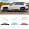  Left & Right Body Side Molding Door Bump Protector Edge Guards Fits Toyota RAV4 2019-2023