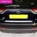 ABS Rear Door Trunk Lid Decoration Trim Cover For Toyota RAV4 2019 2020 2021 2022