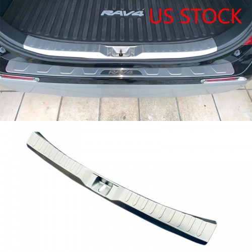 Not suitable for Prime!!! Stainless Inner Rear Bumper Protector Foot Plate Cover For Toyota RAV4 2019 2020 2021 2022 2023 2024