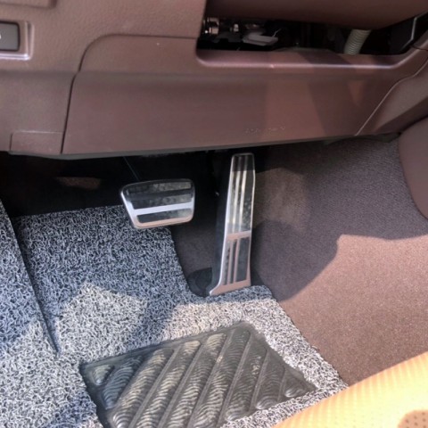 Fit For Toyota RAV4 2019 Silver Matt Chrome Steering Wheel Trim 2pcs