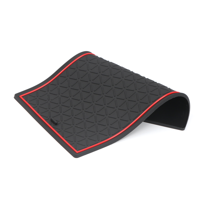 Free Shipping Red Inner Door Cup Holder Non-Slip Pad Mat For Toyota ...