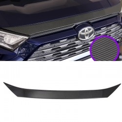 ABS Chrome Front Hood Cover Trim 1pcs For Toyota RAV4 2019 2020 2021 2022