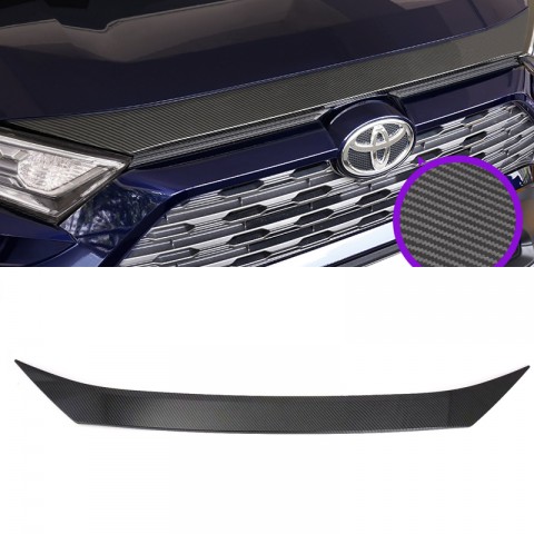 ABS Chrome Front Hood Cover Trim 1pcs For Toyota RAV4 2019 2020 2021 2022 2023 2024