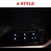 Free Shipping Lighted LED Power Single Window Switch Blue Color For Toyota RAV4 RAV 4 2019 2020 2021 2022 LHD