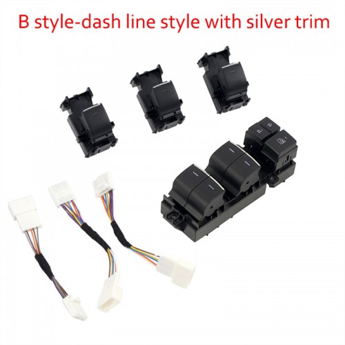  Lighted LED Power Single Window Switch for Toyota RAV4 2019-2023 RHD