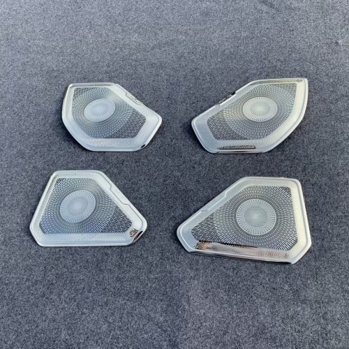 Steel Door Speaker Decorative Mesh Cover Trim 4pcs For TOYOTA RAV4 2019 2020 2021 2022 2023 2024