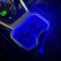 LED Light Inner Water Cup Holder Decoration Cover Trim For Toyota RAV4 2019 2020 2021 2022 2023 2024 2025