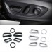Free Shipping Interior Car Seat Adjustment Button Cover Trim For Toyota RAV4 2019 2020 2021