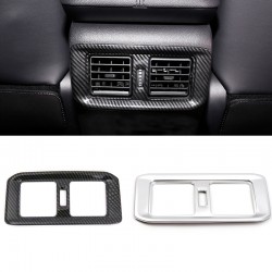 Free Shipping Carbon Style Rear Armrest Box Air Condition Vent Cover For Toyota RAV4 2019 2020 2021