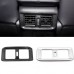 Free Shipping Carbon Style Rear Armrest Box Air Condition Vent Cover For Toyota RAV4 2019 2020 2021 2022