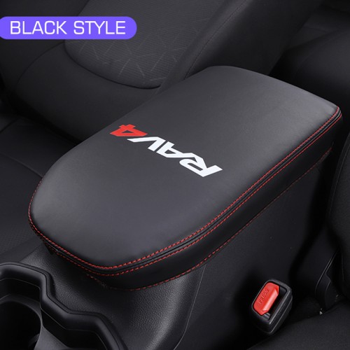  Center Console Lid Armrest Box Leather Cover For Toyota RAV4 2019 2020 2021 2022 2023 2024