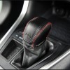  Leather Gear Shift Knob Cover 1pcs For Toyota RAV4 2019 2020 2021 2022 2023 2024