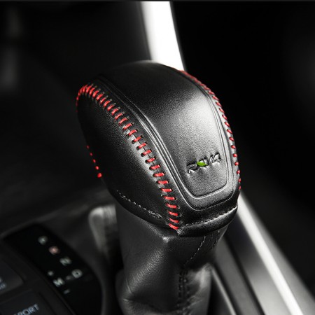 Free Shipping Leather Gear Shift Knob Cover 1pcs For Toyota RAV4