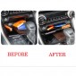  Black Center Console Storage Box Organizer Holder 1pcs For Toyota RAV4 2019-2021 LHD