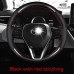 Free Shipping Hand-sewn Soft Leather Wear-resistant Steering Wheel Cover For Toyota RAV4 2019 2020 2021 2022