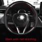  Hand-sewn Soft Leather Wear-resistant Steering Wheel Cover For Toyota RAV4 2019 2020 2021 2022 2023 2024