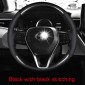 Hand-sewn Soft Leather Wear-resistant Steering Wheel Cover For Toyota RAV4 2019 2020 2021 2022 2023 2024 2025