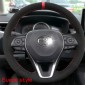  Hand-sewn Soft Leather Wear-resistant Steering Wheel Cover For Toyota RAV4 2019 2020 2021 2022 2023 2024