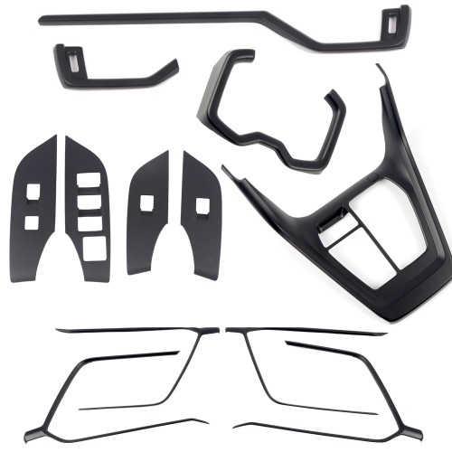  Anti-glare, Matte Black Coverage Kit For Toyota RAV4 2019 2020 2021 2022 2023 2024 LHD