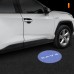 LED Side Rear View Mirror Light Welcome Light Logo 2Pcs For Toyota RAV4 2019 2020 2021 2022 2023 2024