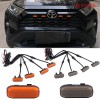 Not suitable for prime & adventure!!! PLUG & PLAY Snap-in installation LED Front Grille DRL Amber Lighting Kit For Toyota RAV4 2019 2020 2021 2022 2023 2024