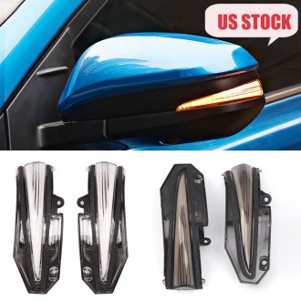 LED Side Mirror Sequential Dynamic Turn Signal Light For TOYOTA 4Runner 2014-2021 / RAV4 2013-2018(Not suitable for without OEM turn signal)