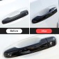 The limited version cannot be fully covered! ! ! Door Handle Cover Trim For Toyota 4Runner 2010-2024