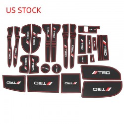 Not suitable for Limited!!!Free Shipping Inner Door Cup Holder Non-Slip Pad Mat 24Pcs For Toyota 4Runner 2010-2022