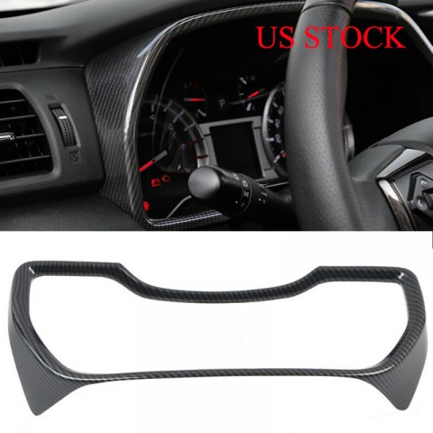 Free Shipping ABS Interior Dashboard Meter Frame Cover Trim 1pcs For Toyota 4RUNNER 2014-2021 LHD