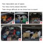 Modular Storage Molle Panel System Trunk Shelf Luggage Carrier Cargo Racks Trunk Organizer Aluminum Alloy Whole Kit For TOYOTA 4RUNNER 2010-2024