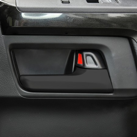Matte Black Inner Handle Cover Trim 4pcs For Toyota 4Runner 2010-2024