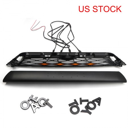 2 Parts Replacements Front Grill for Toyota 4Runner 2014-2019 SR5 Trail TRD PRO