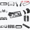Full interior set blacked out and CF overlay trims Toyota 4Runner 2010-2024