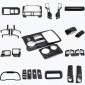 Full interior set blacked out and CF overlay trims Toyota 4Runner 2010-2024