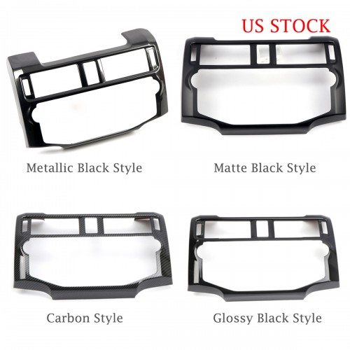 Interior Console Navigation Cover Trim 1pcs For Toyota 4Runner 2014-2019