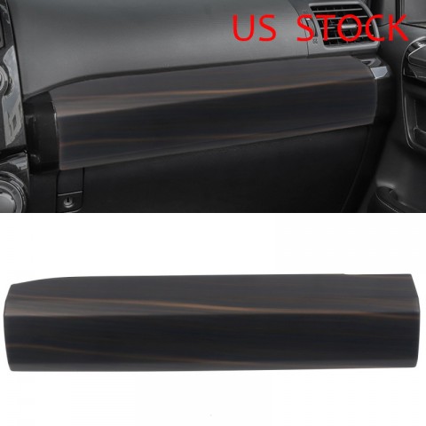 Free Shipping Wood Grain Co-Pilot Central Console Decorative Panel Cover Trim For TOYOTA 4Runner 2014-2021