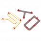 TRD SKID Emblem For TOYOTA 4Runner 2010-2023 Only for cars with clip holes Not suitable for OEM