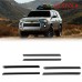 Free Shipping ABS Front Center Grilles Grille Molding Trims For Toyota 4Runner 2020 2021