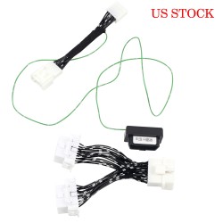 Free Shipping windows roll up via key fob plug and play harness For Toyota 4Runner 2014-2021 without BSM