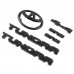ABS Black Style Emblem Overlay Kit For Toyota Tundra 2022-2024