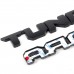 ABS Black Style Emblem Overlay Kit For Toyota Tundra 2022-2024