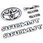 ABS Black Style Emblem Overlay Kit For Toyota Tundra 2022-2024