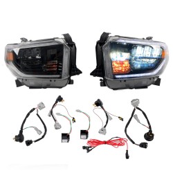  LED Headlights Assembly Front Lamp For Toyota Tundra 2007-2021