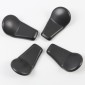  Anti-dust Seat Bracket Fixing Bolts Cover Trims Cap Set 4pcs for Toyota Tundra Crewmax, Double Cab 2014-2021