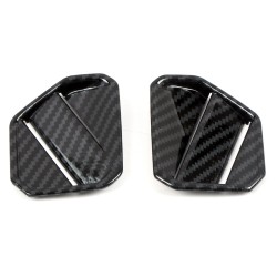 Free shipping Carbon Fiber Style AC Air Vent Outlet Cover Trim For Toyota Tundra 2022-2023
