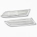  Front Bumper Chrome Headlight Honeycomb Style Cover Trims For Toyota Tacoma 2016-2019