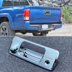 Free Shipping ABS Chrome Rear Door Handle Bowl Cover Trim 1pcs For Toyota Tacoma 2016-2019